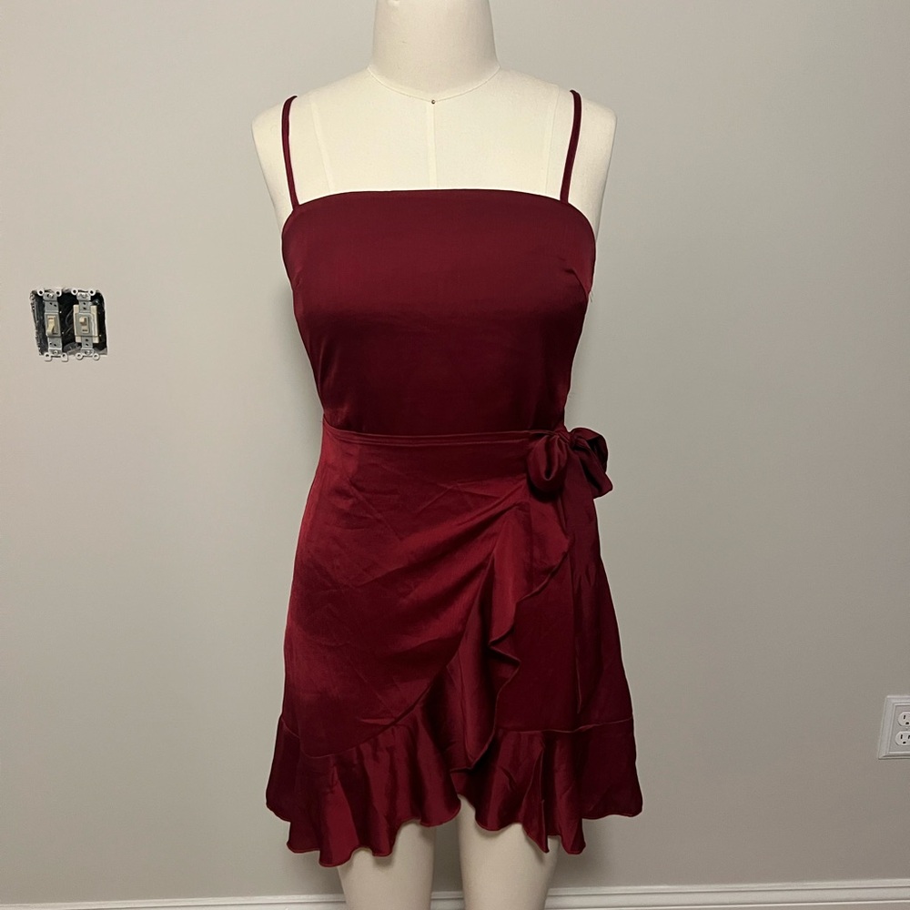 Princess Polly Deep Red Mini Dress